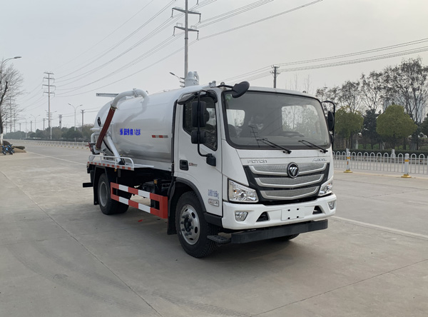 國(guó)六福田歐馬可6噸吸污車,8方吸污車